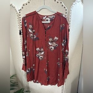 Gentle Fawn blouse floral size small